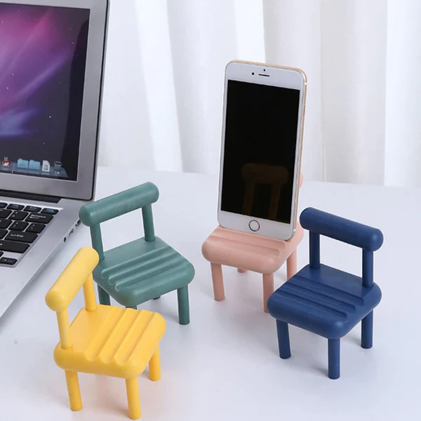 Mini Chair Mobile Phone Holder ( 1 Pc)