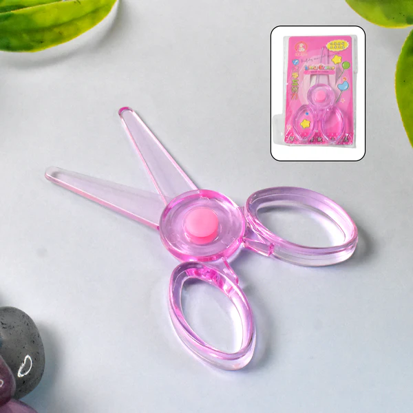Plastic Child-Safe Scissor (1 Pc / Mix Color)