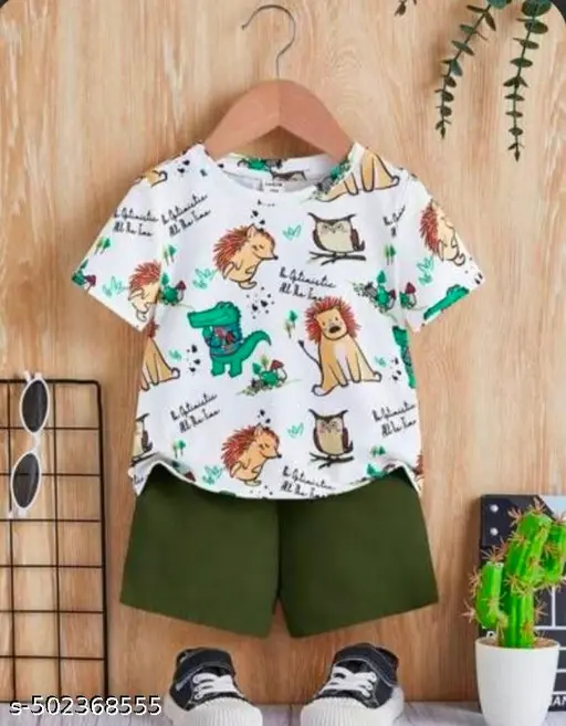 :Boys cotton clothng set