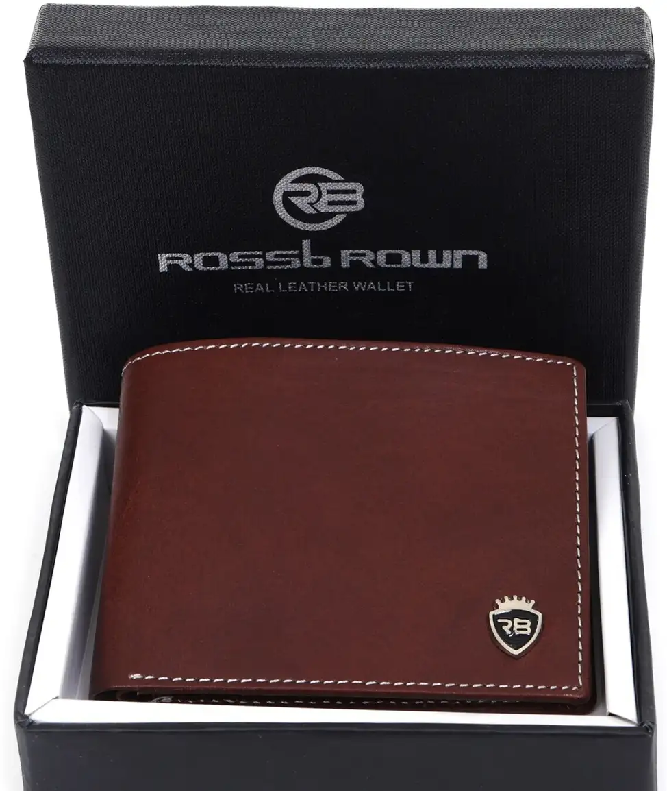 Ross Brown Men Brown Genuine Leather Wallet