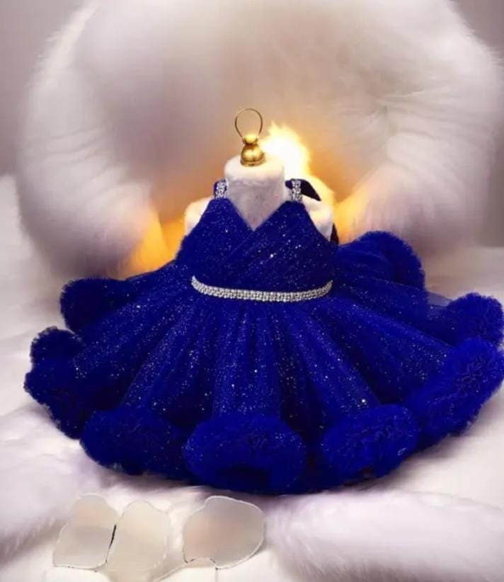 Baby Girls Net Party wear frock baby girls dress for 6-12 Months baby girls dress for 1-2 Years