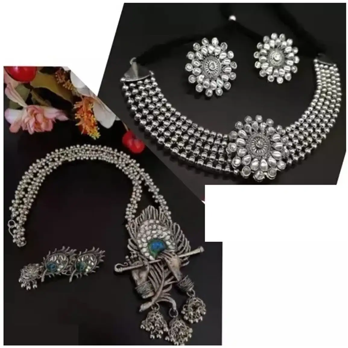 Alloy Jewel Set (Silver)