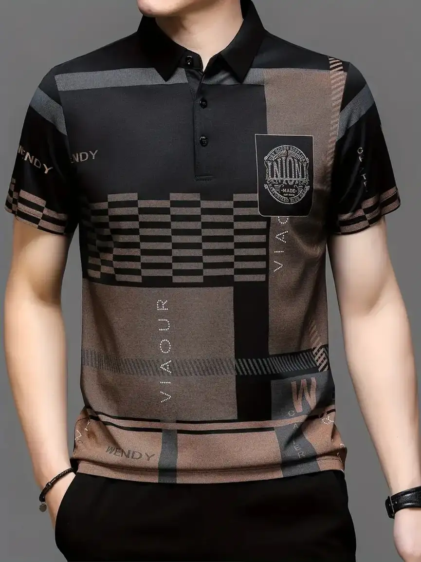 Color Black Men Black T-Shirt