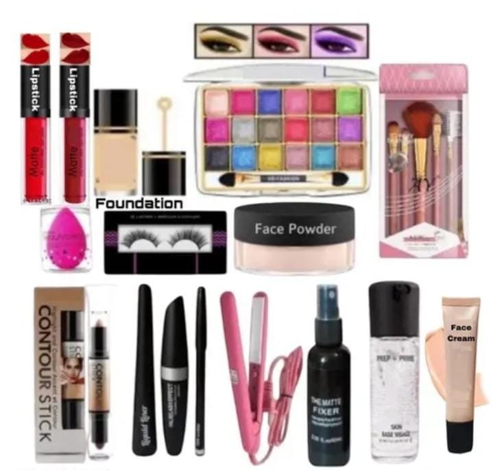 Premium Face Makeup Kit Combo Pack Of 14Pcs For Girls & Womens
