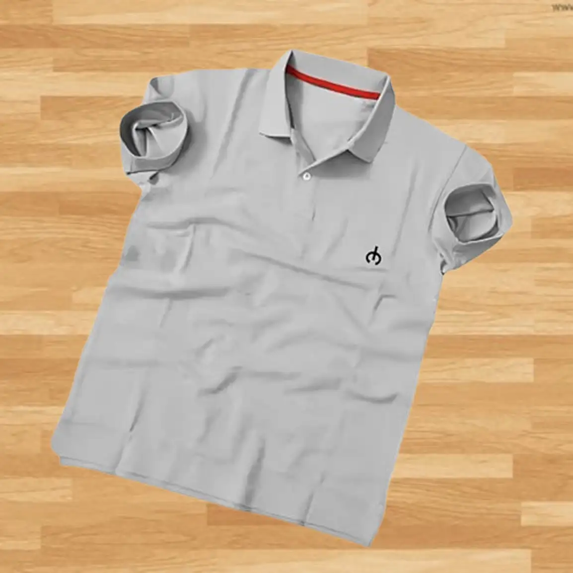 Solid Men Grey T-Shirt