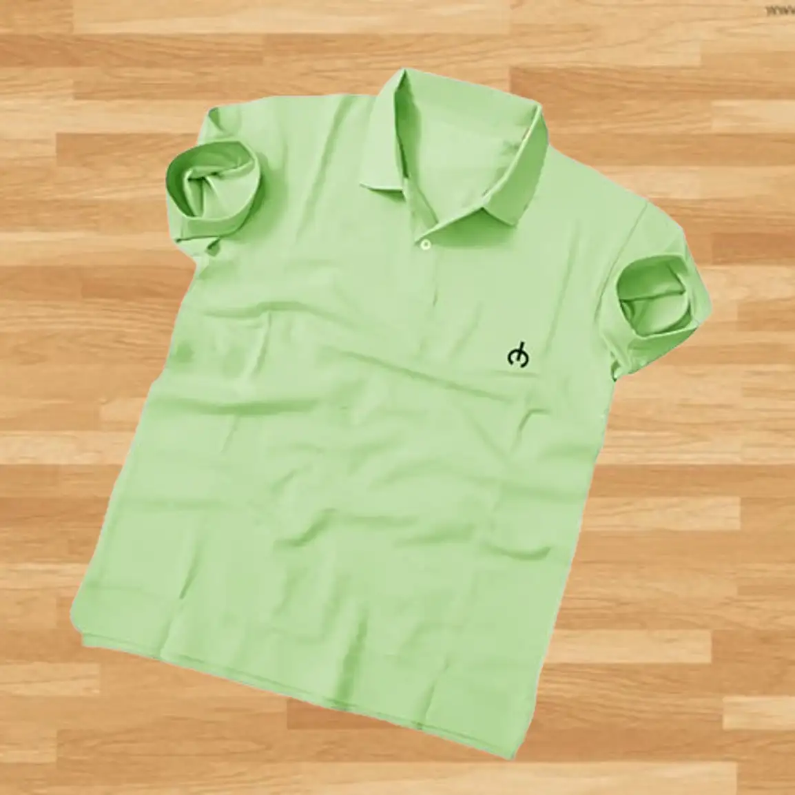 Solid Men Light Green T-Shirt