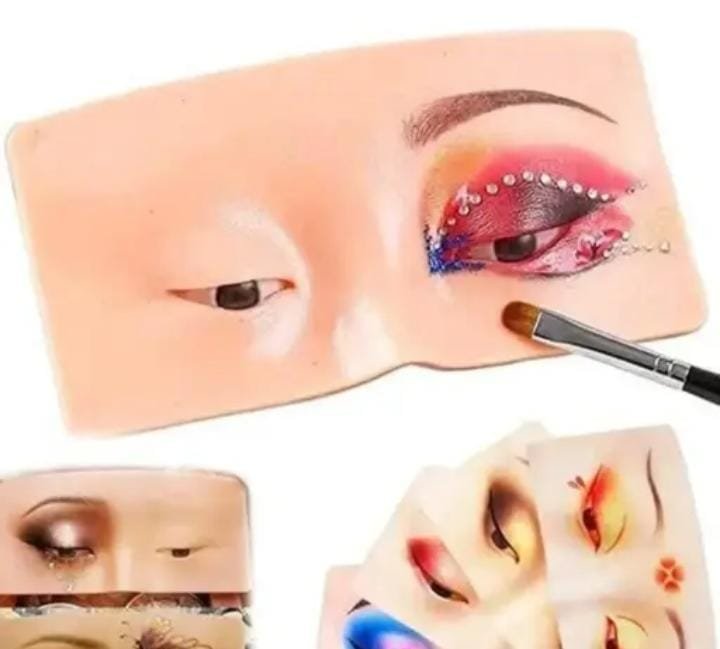 Beauty Station Makeup Practice Face Board, face dummy for Skin Board,for Makeup Practice Mask Skin Face Eye Makeup Practice for Beginner Makeup Artist The Perfect Makeup (SKIN)