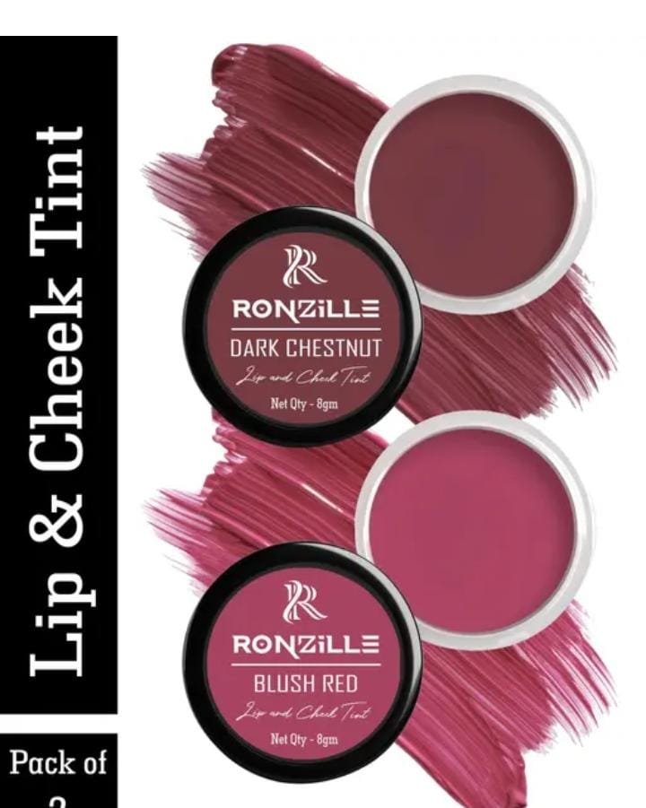 Ronzille Fantastic Lip and cheek tint pack of 2 (04,06)