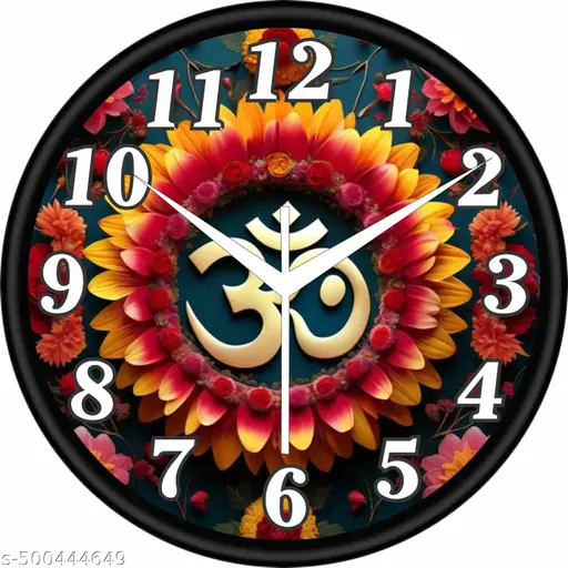 OM NAMO SHIVAY ATTRACTIVE WALL CLOCK