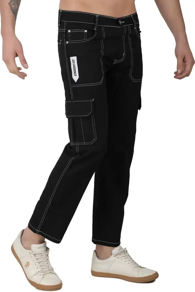 Men Black Jeans