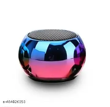 Mini Booost 4 Bluetooth Speaker 4D Mini Electroplating Round Steel Speaker