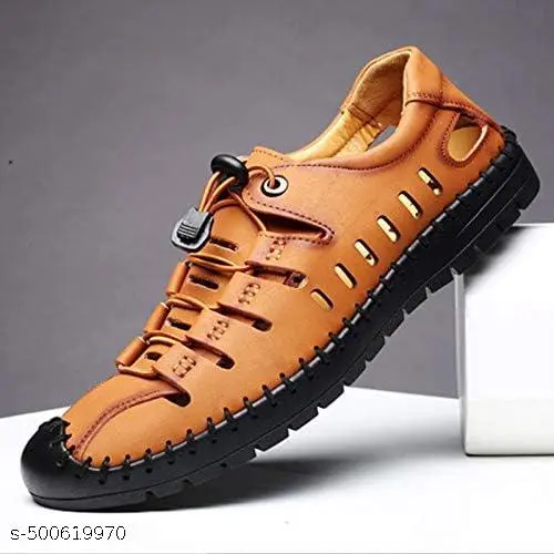 LATEST TRENDING FASHIONABLE TAN Roman Sandal For Men