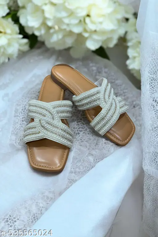 Embroidery trending footwear