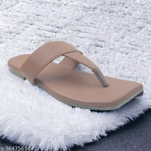 Trendy Skin Colour Flats For Women and Girls for Office wear and Daily Use and Ethnics too