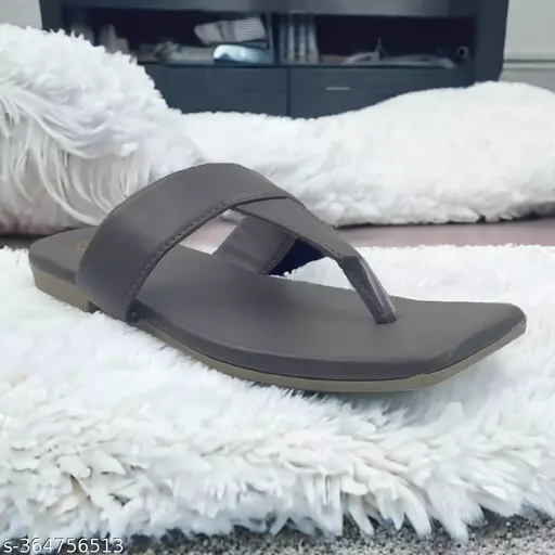 Trendy Grey Flats For Women and Girls for Office wear and Daily Use and Ethnics too