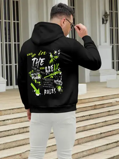 Full Sleeve Printed Men Sweatshirt