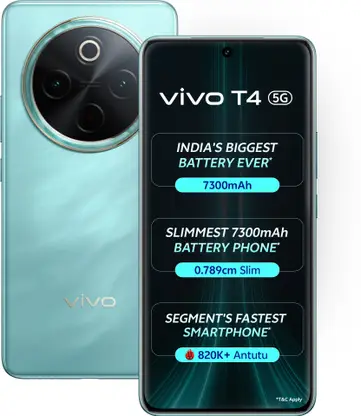 vivo T4 5G (Emerald Blaze, 256 GB)  (8 GB RAM)