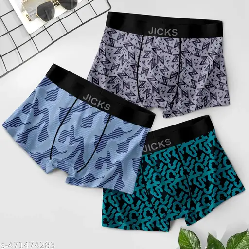 Jicks Men's Ultra-Comfort Nylon Underwear with Stretch & Anti-Bacterial Protection