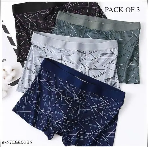Men Underwear Men's Premium Printed MEN BRIEF (pack of 3)