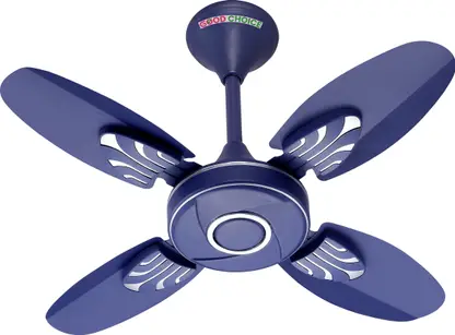 good choice UNIQUE COPPER ULTRA HIGH SPEED 600 mm 4 Blade Ceiling Fan  (Anti Dust | MET BLUE | Pack of 1)