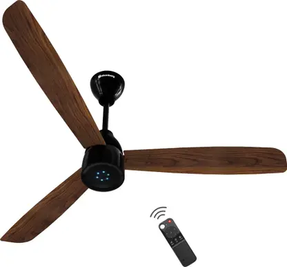 Atomberg Renesa Prime Remote 5 Star 1200 mm 3 Blade Ceiling Fan  (BLDC Motor with Remote | Dark Walnut | Pack of 1)