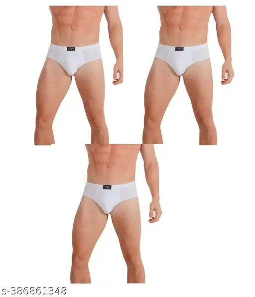 G-VEN Mens Cotton Underwear Briefs (Pack of 3)