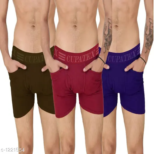 Cupatex Men's Cotton Briefs (Pack of 3) Premium Underwear ​
