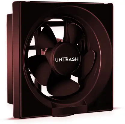 unleash Wrath 10 inch Kitchen Bathroom Ventilation Exhaust Fan For Kitchen Bathroom 250 mm Exhaust Fan  (Brown)