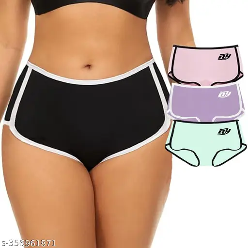 Nicsy Women Girls Boyshorts Underwear Comfortable breathable Cotton Hipster Panties Stretch Boxer Brief