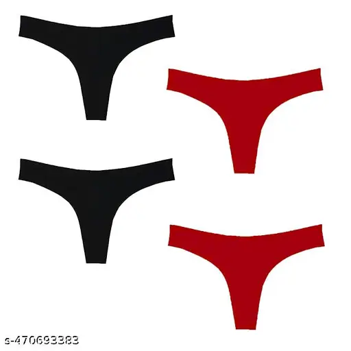 pack of 4 women cotton thong panty | thongs for women | women sexy thong panty | women thongs bikini | panty for women