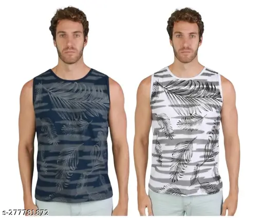 Modern Men's Premium Cotton Gym Vest (S M L XL XXL)(3 Colors Available)