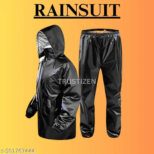 Trendy Fabulous Men And Women Rainsuit | Raincoat For Unisex