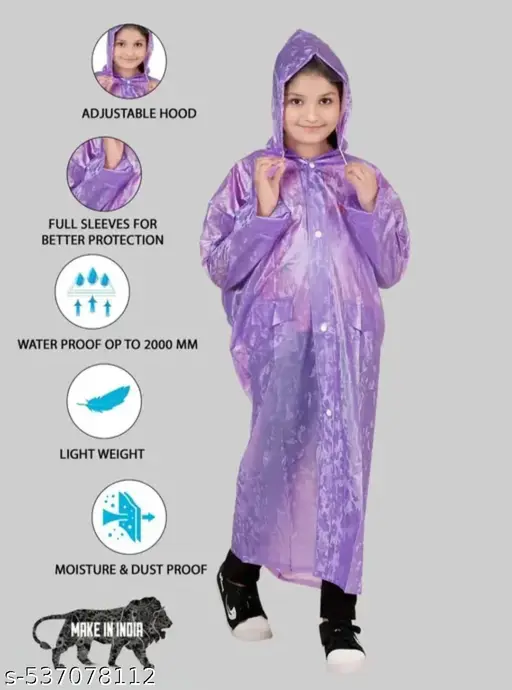 Cute and fancy unisex raincoat