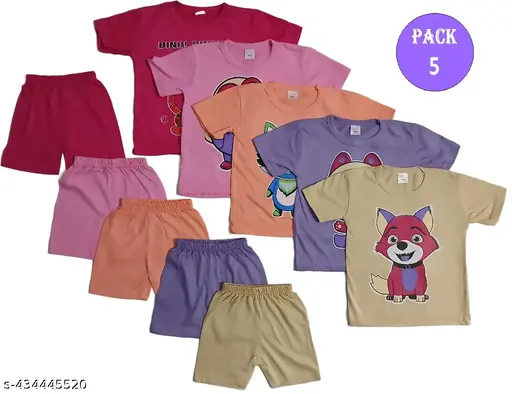 Kids Top and bottom wear pack of 5