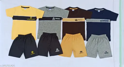 Modern Boys Printed Clothing Set