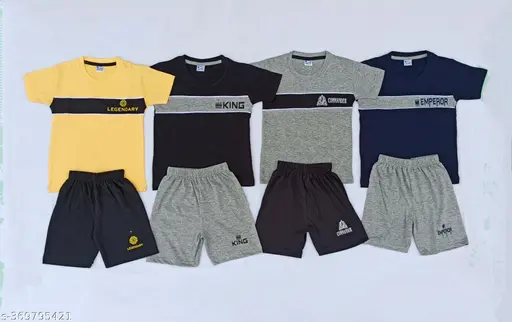 Modern Boys Printed Clothing Set