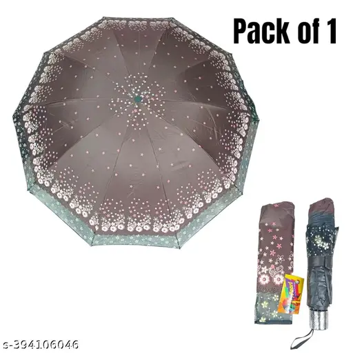 Net design print umbrella for girls and women.