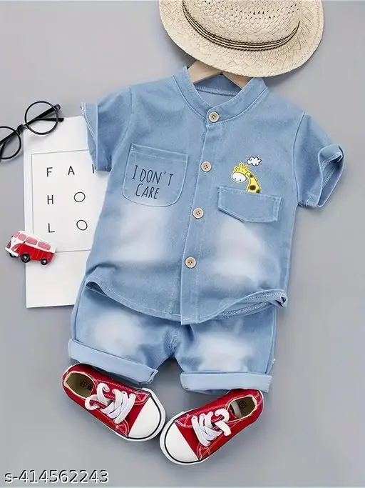NEW SUMMER UNISEX DENIM CLOTHNG SETS