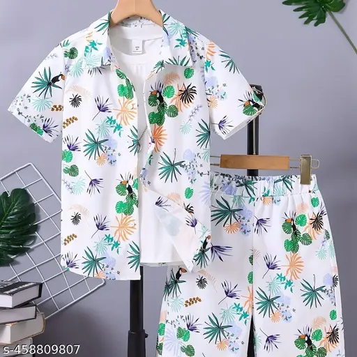 Kids Boys Casual shirt and shorts Clothing Set/Top and Bottom Set /Kids Boys Clothes