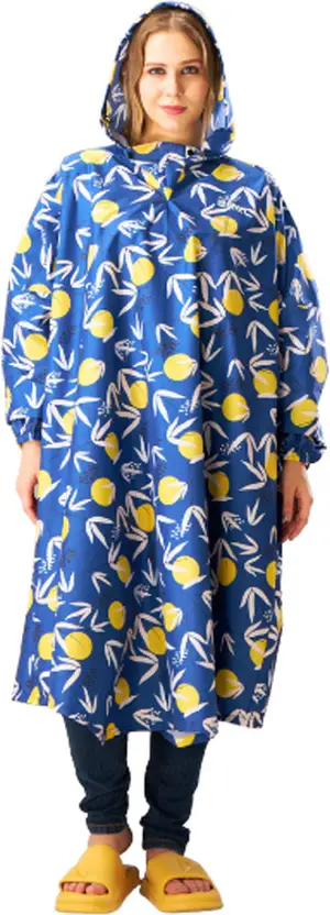 ZEEL  Floral Print Men & Women Raincoat