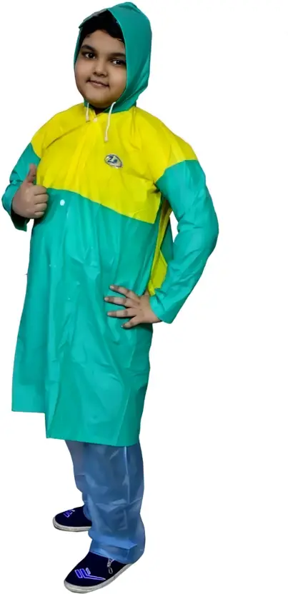 Colorblock Boys & Girls Raincoat