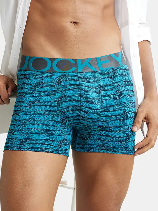 Jockey IC30 Tactel Microfiber Elastane Stretch Solid Men Trunk 