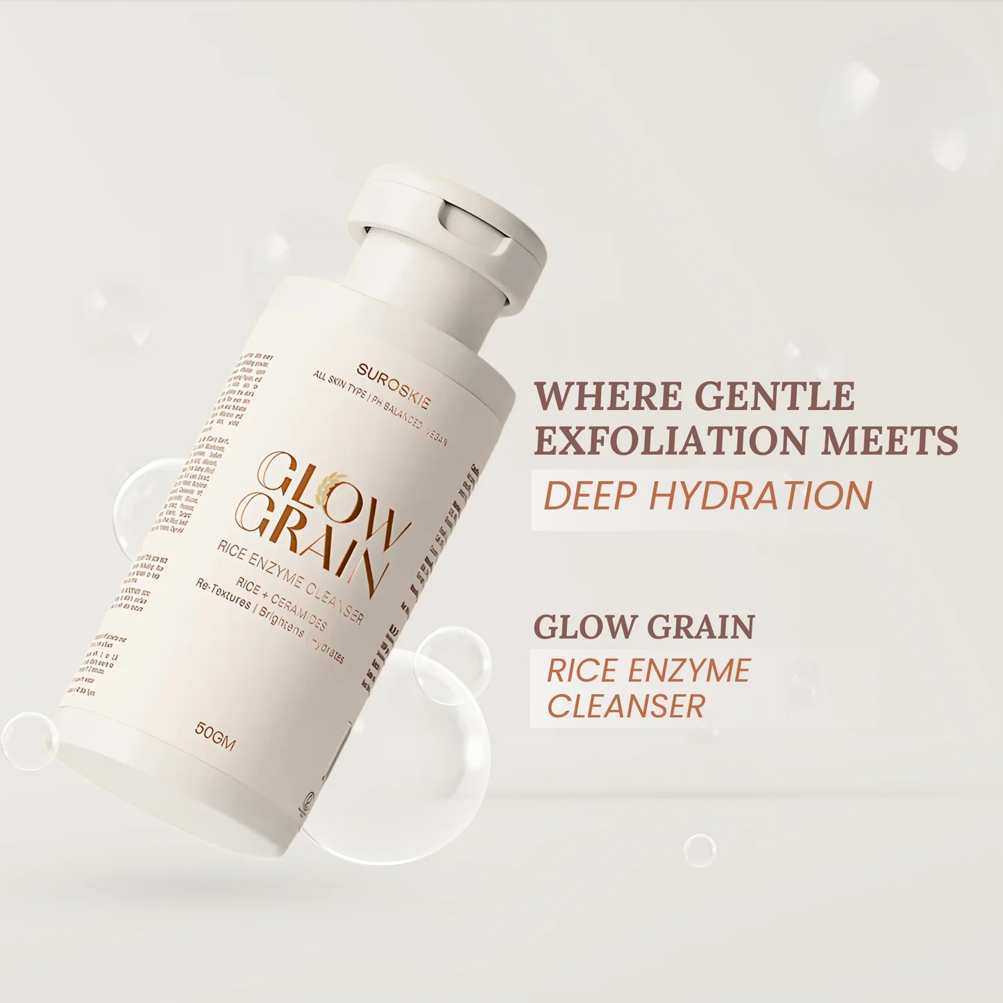 Suroskie Glow Grain Rice Enzyme Cleanser Combos