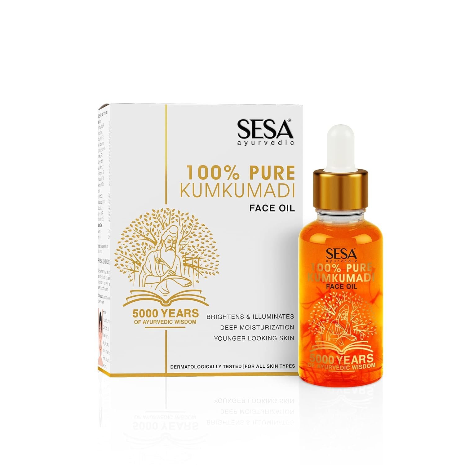 SESA Kumkumadi Oil For Face15ml for Radiant& Glowing Skin 