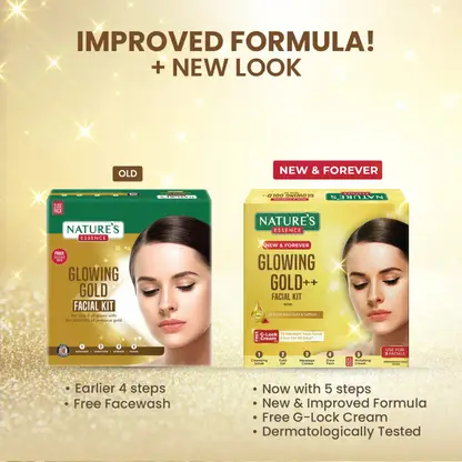 Nature's New & Forever Glowing Gold++Facial Kit 