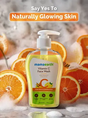 Mamaearth Vitamin C for Skin Glow & Illumination With Turmeric Face Wash