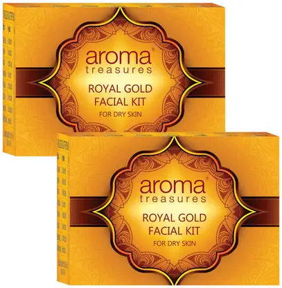 AROMA TREASURES Royal Gold Facial Kit Dry Skin 