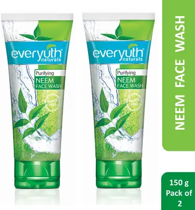 Everyuth Naturals Purifying Neem |Antibacterial Neem & Tea Tree Oil|Hydrated, Clear Face Wash 