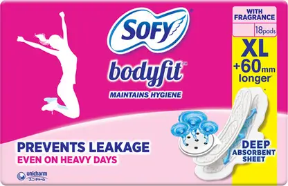 SOFY Extra Long 230+60 mm-18 Sanitary Pad 