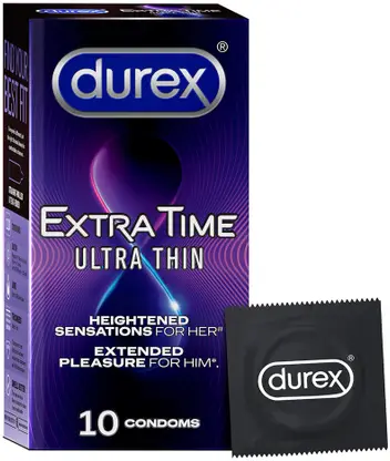 DUREX Extra Time Ultra Thin Condom Condom 